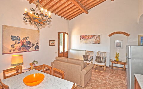 Accommodatie Vittoriana 4: Keuken, Lunchroom, Woonkamer