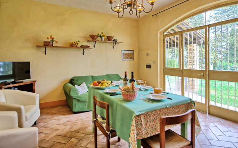 Accommodatie Vittoriana 1: Keuken, Lunchroom, Woonkamer