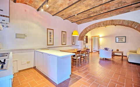 Accommodatie Tenuta 2: Keuken, Lunchroom, Woonkamer