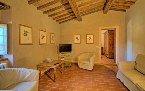 Accommodatie Tenuta 6: Woonkamer