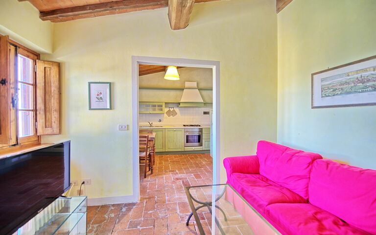 Accommodatie Tenuta 4: Woonkamer