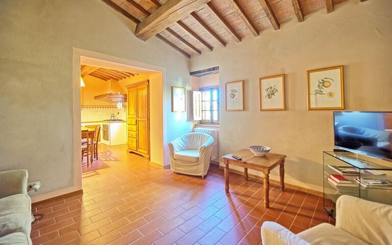 Accommodatie Tenuta 6: Woonkamer