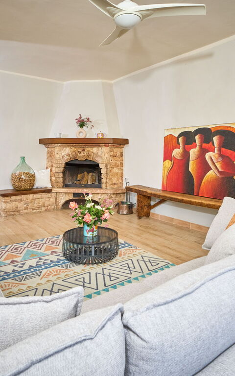 Villa Cassia: Woonkamer