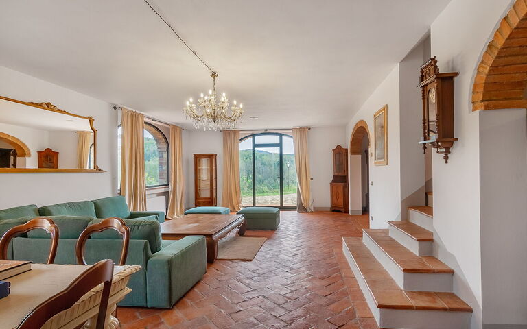 Villa Barbischio: Woonkamer