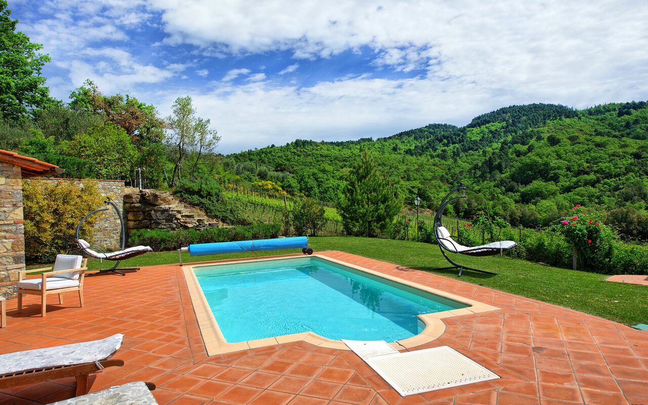 Villa Barbischio: Tuin, zwembad