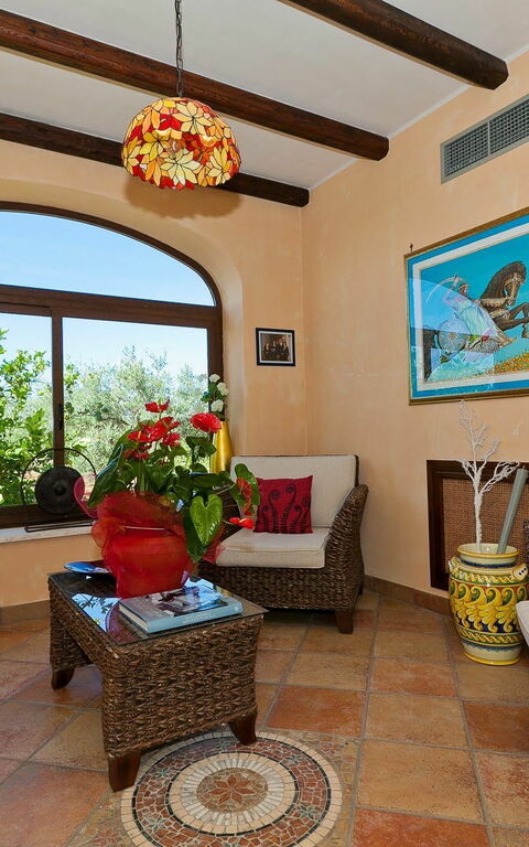 Villa Oasi: Woonkamer