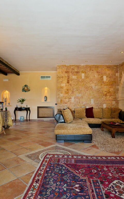 Villa Oasi: Woonkamer