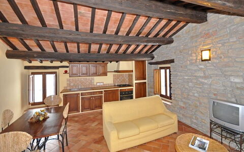 Accommodatie Marradi 4: Keuken, Lunchroom, Woonkamer