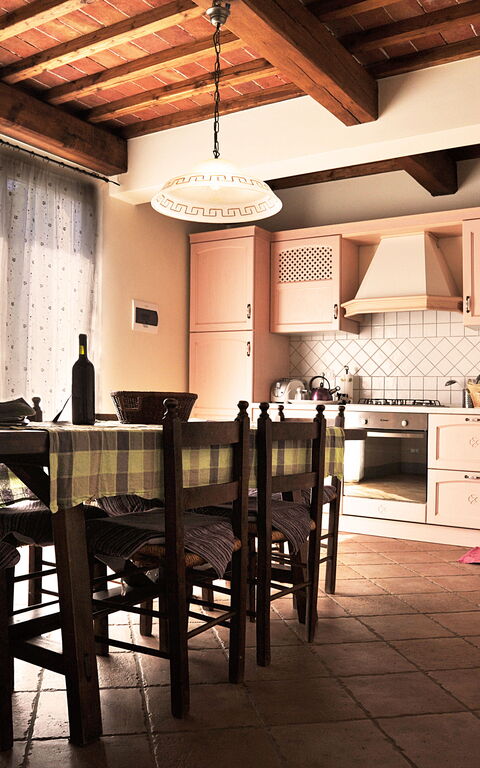 Casa Fabrizio: Keuken, Lunchroom