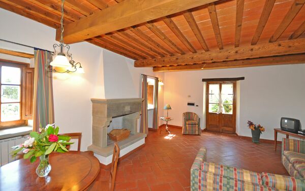 Accommodatie Civetta 1: Woonkamer