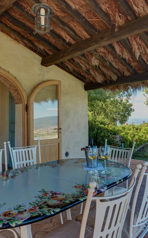 Villa Agazzi: Balkon / terras / patio