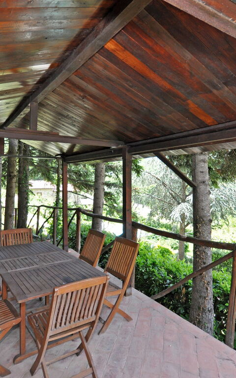 Villa Dame: Balkon / terras / patio, Buitenshuis