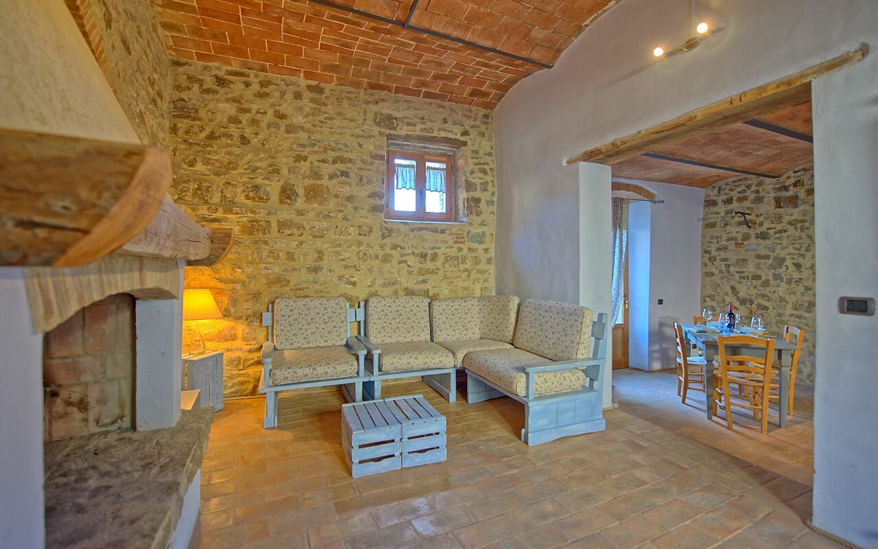 Accommodatie Arturo 3 - Borgo: Woonkamer