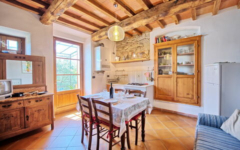 Accommodatie Rustico: Keuken, Lunchroom, Woonkamer