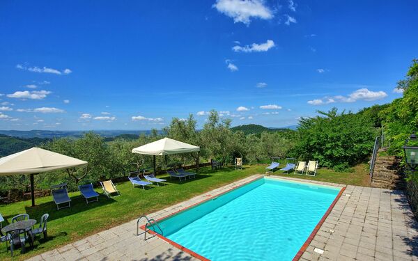 Panzalla: Tuin, zwembad