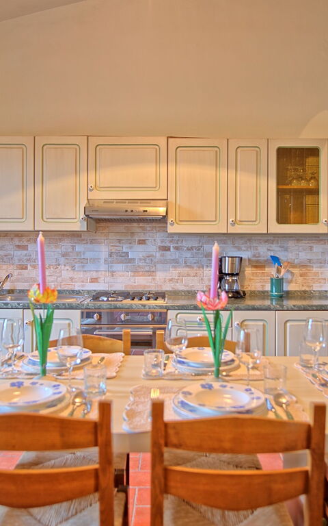 Villa Gloria: Keuken, Lunchroom