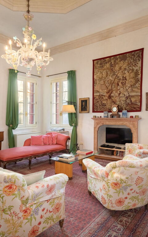 Ca' Marcello: Woonkamer