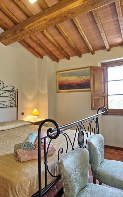 Villa Poggetta: slaapkamer