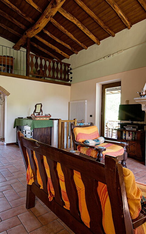 Villa Il Nido: Lunchroom, Woonkamer