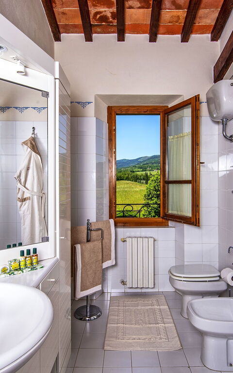 Podere Sant'angelo: Badkamer