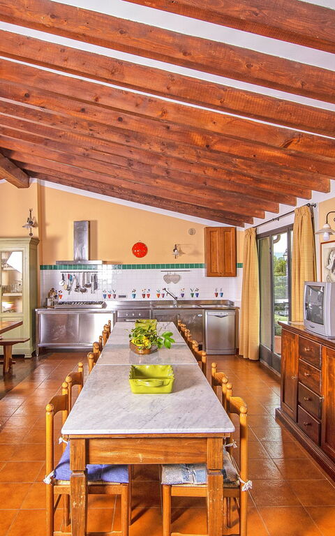 Podere Sant'angelo: Keuken, Lunchroom