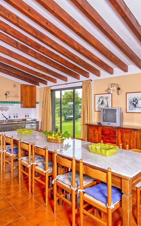 Podere Sant'angelo: Keuken, Lunchroom