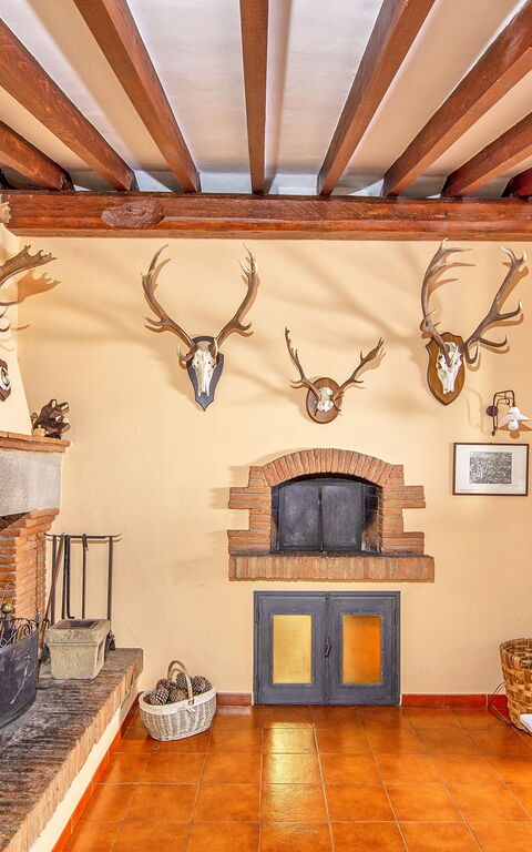 Podere Sant'angelo: Woonkamer