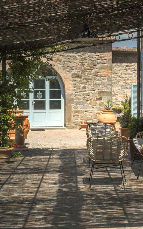 Villa Giare: Balkon / terras / patio, Buitenkanten, Buitenshuis