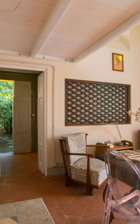 Villa Pedone: Woonkamer