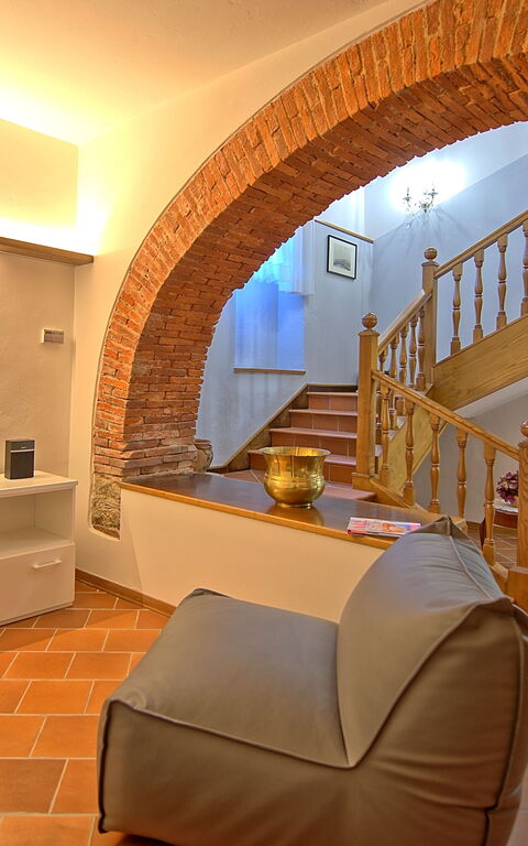 Villa Crispinino: Woonkamer