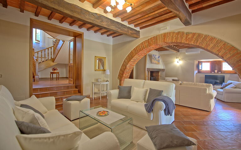 Villa Crispinino: Woonkamer