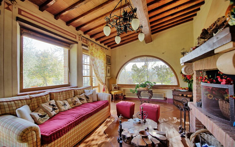 Villa Corolle: Woonkamer