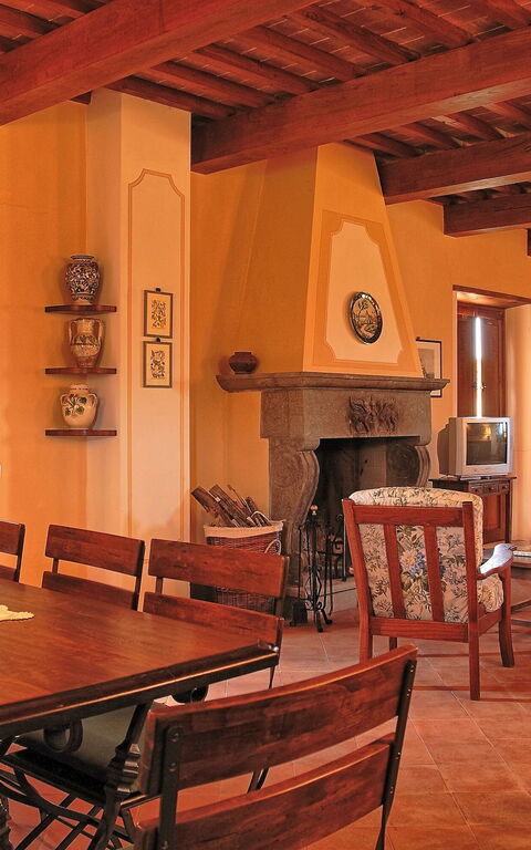 Villa Sant' Angelo: Lunchroom, Woonkamer