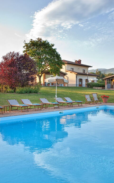 Villa Sant' Angelo: Tuin, zwembad