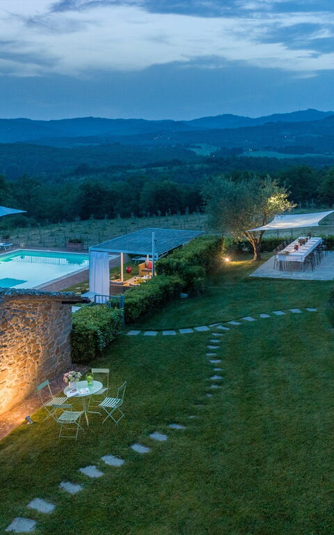 Villa Gerlino: Tuin, zwembad