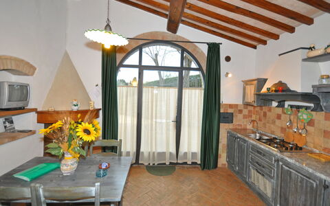 Accommodatie Olivo: Keuken, Lunchroom, Woonkamer