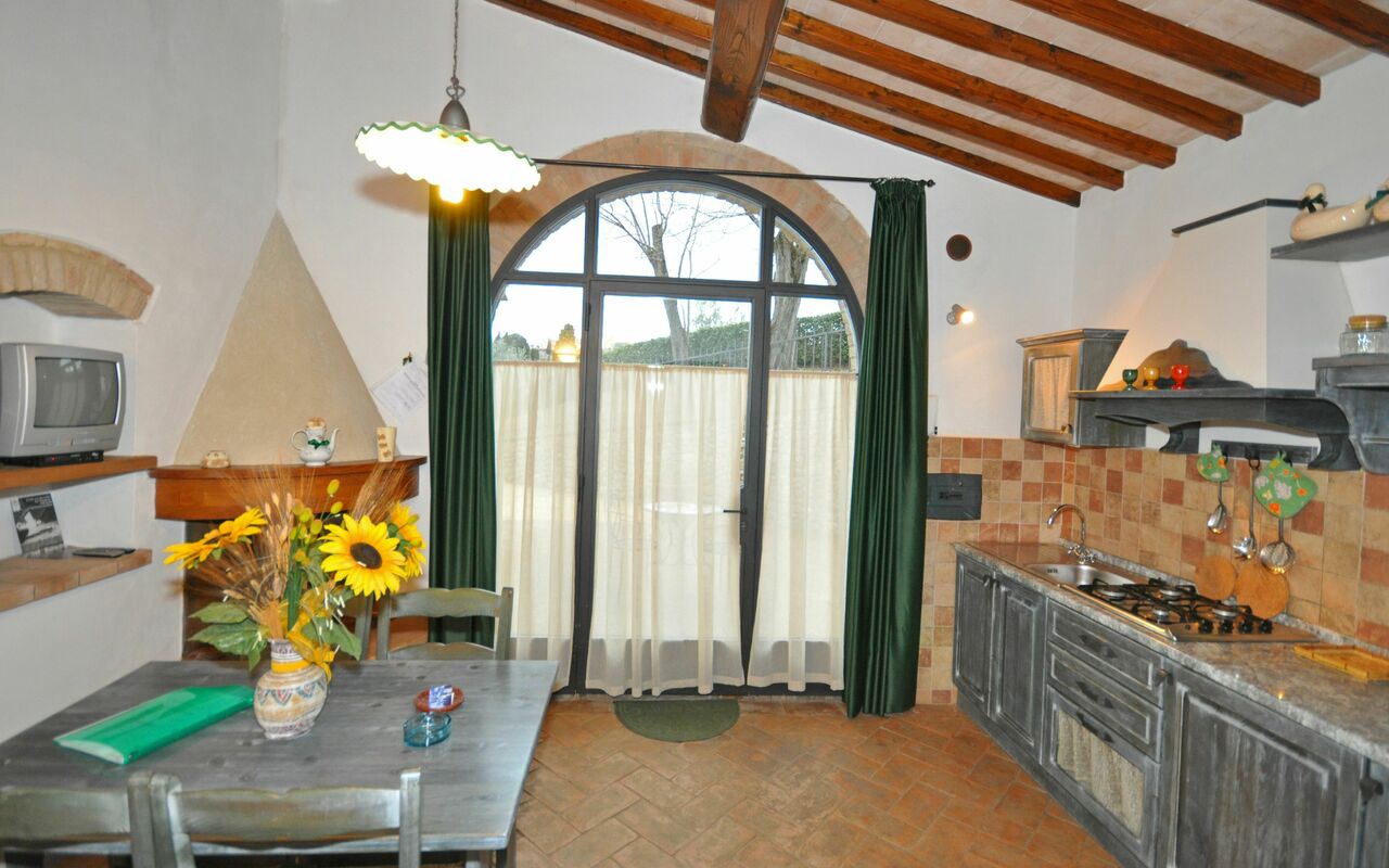 Accommodatie Olivo: Keuken, Lunchroom, Woonkamer