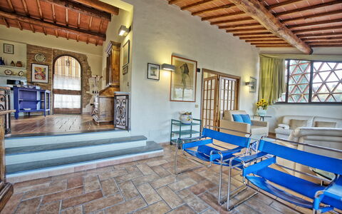 Accommodatie La Capanna: Woonkamer