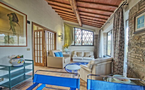 Accommodatie La Capanna: Woonkamer