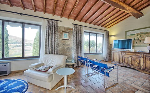 Accommodatie La Capanna: Woonkamer