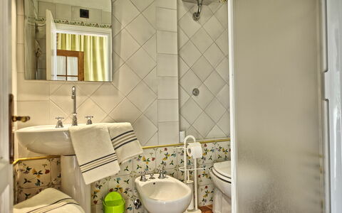 Accommodatie La Capanna: Badkamer