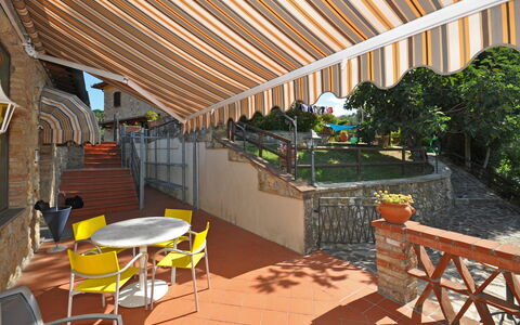 Accommodatie La Capanna: Balkon / terras / patio