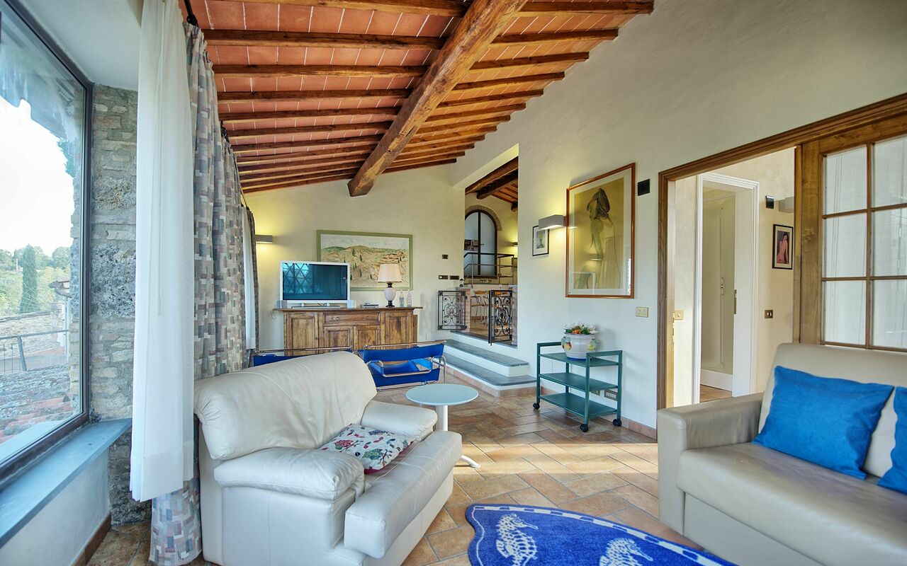 Accommodatie La Capanna: Woonkamer