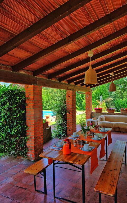 Villa Campogialli: Balkon / terras / patio
