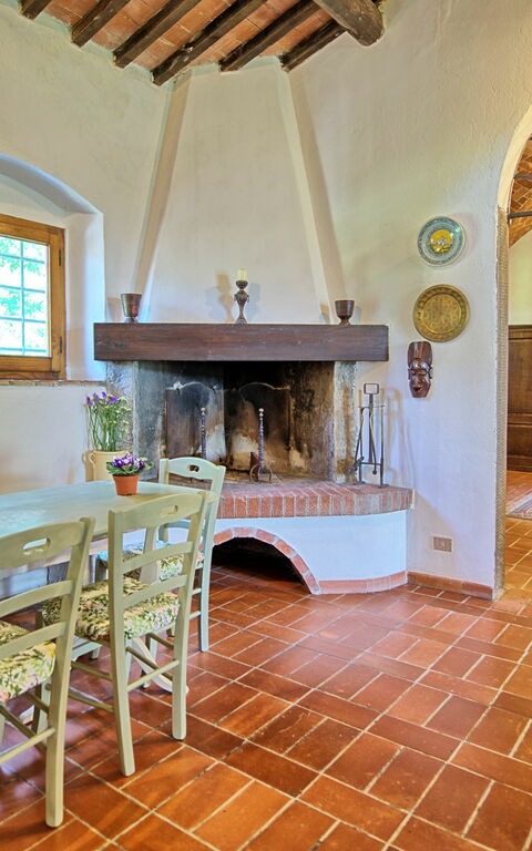 Villa Campogialli: Keuken, Lunchroom