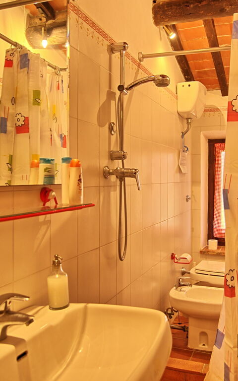 Villa Campogialli: Badkamer