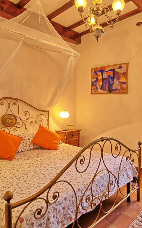 Villa Campogialli: slaapkamer