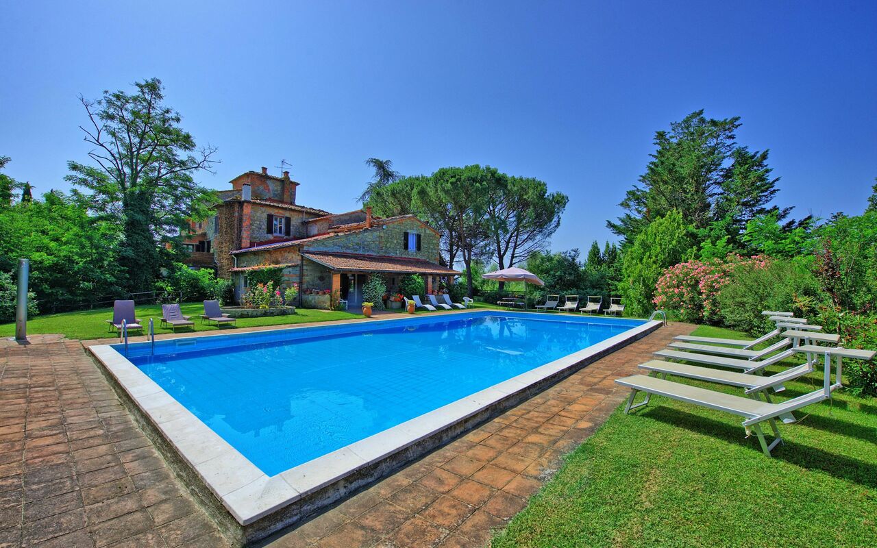 Villa Campogialli: zwembad
