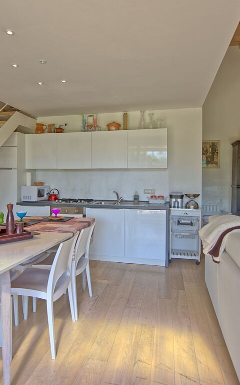 Capannino: Keuken, Woonkamer