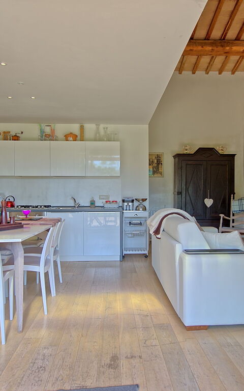 Capannino: Keuken, Woonkamer